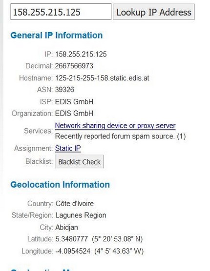 IP information